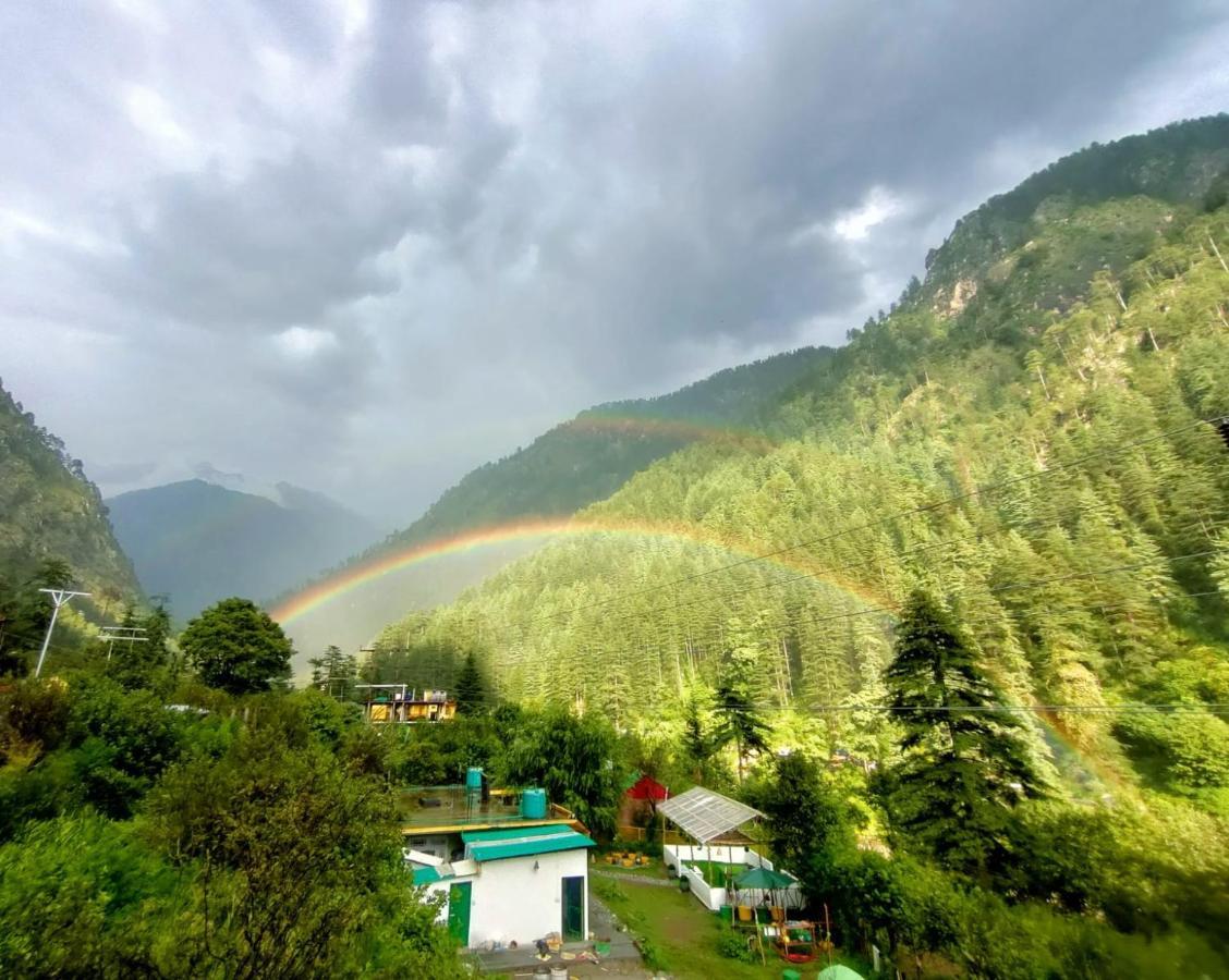 Snow View Guest House Kasol Bagian luar foto